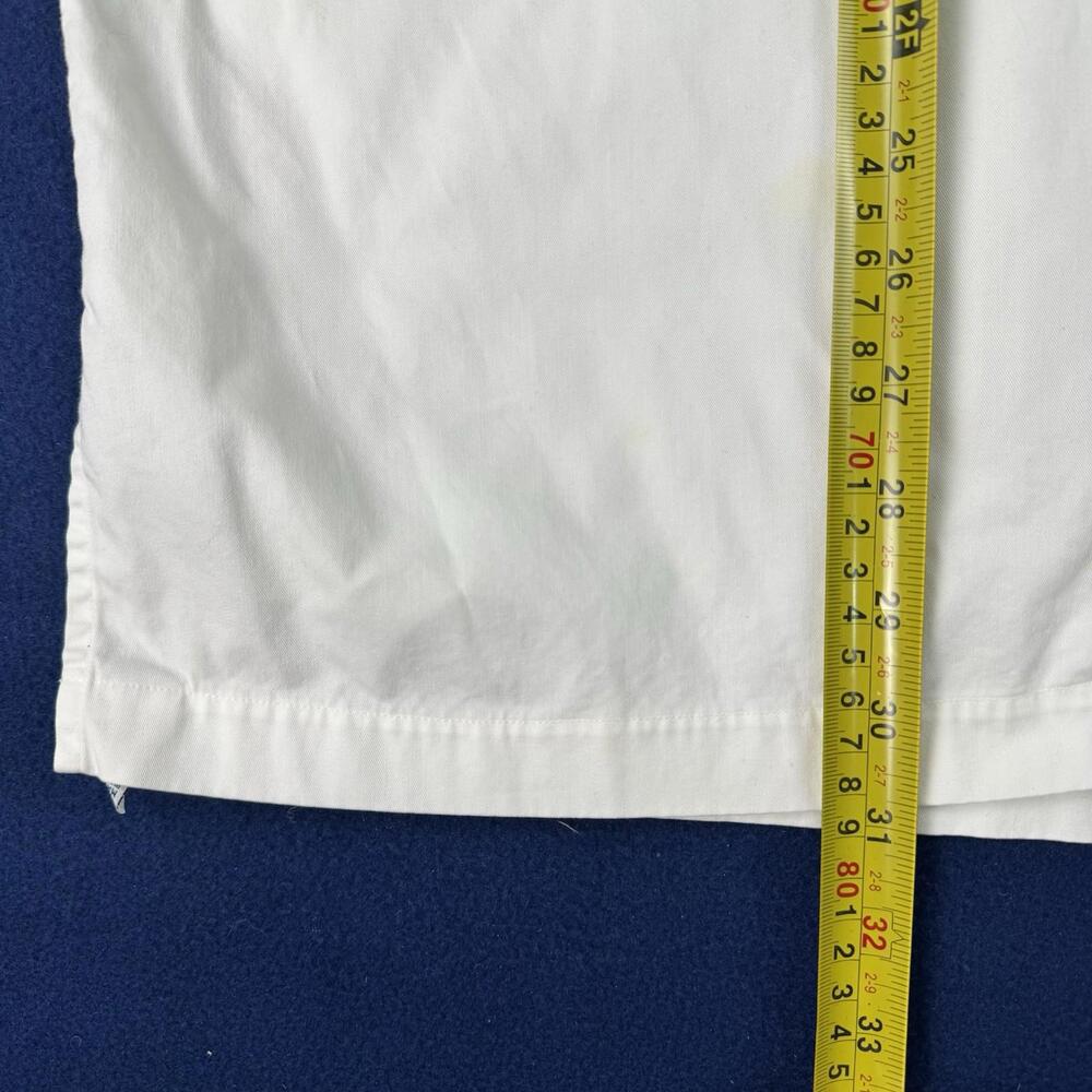 Polo Ralph Lauren Cotton Camp Shirt Button up short sleeve Men size M White Prep - Picture 7 of 9